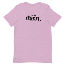 Load image into Gallery viewer, Easter collection: He is risen Unisex  short sleeve T-shirt