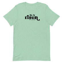 Load image into Gallery viewer, Easter collection: He is risen Unisex  short sleeve T-shirt
