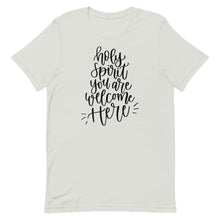 Load image into Gallery viewer, Holy Spirit You are welcome here Unisex short sleeve T-Shirt