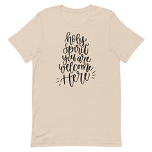 Load image into Gallery viewer, Holy Spirit You are welcome here Unisex short sleeve T-Shirt