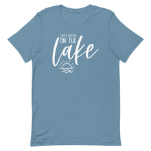Load image into Gallery viewer, Summer Collection: Life is better on the lake Unisex short sleeve T-shirt
