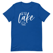 Load image into Gallery viewer, Summer Collection: Life is better on the lake Unisex short sleeve T-shirt