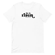 Load image into Gallery viewer, Easter collection: He is risen Unisex  short sleeve T-shirt