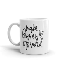 Load image into Gallery viewer, Make heaven crowded mug with one design choice