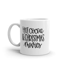 Load image into Gallery viewer, Christmas collection: Hot Cocoa & Christmas movies mug
