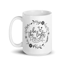 Load image into Gallery viewer, Be the light mug with one design choice