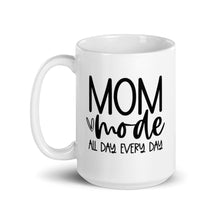 Load image into Gallery viewer, Mom mode mug with one design choice