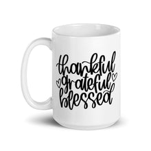 Load image into Gallery viewer, Fall collection: Thankful grateful blessed mug