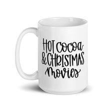 Load image into Gallery viewer, Christmas collection: Hot Cocoa & Christmas movies mug