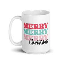 Load image into Gallery viewer, Christmas collection: Merry Merry Merry Christmas mug