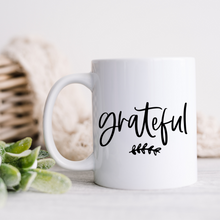 Load image into Gallery viewer, Grateful mug with one design choice
