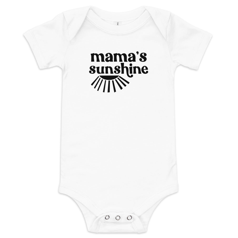 Summer Collection: Mama's Sunshine Baby short sleeve one piece