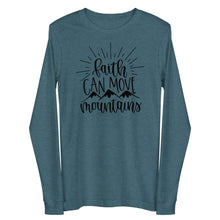 Load image into Gallery viewer, Faith can move mountains Unisex Long Sleeve T-shirt
