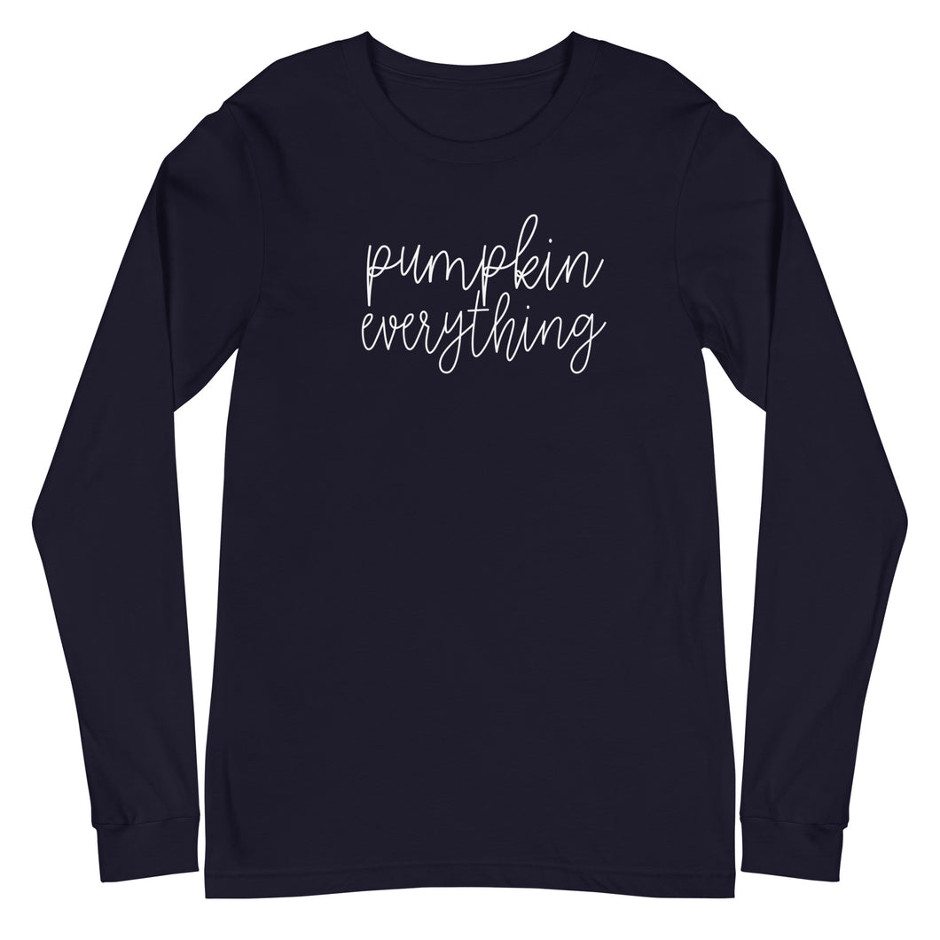 Fall collection: pumpkin everything Unisex Long Sleeve T-shirt