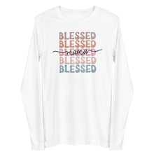 Load image into Gallery viewer, Blessed Mama Unisex Long Sleeve T-shirt
