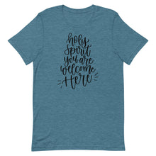 Load image into Gallery viewer, Holy Spirit You are welcome here Unisex short sleeve T-Shirt
