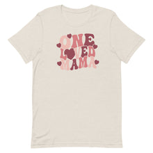 Load image into Gallery viewer, Valentine Collection: One Loved Mama Unisex short sleeve T-shirt
