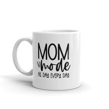 Load image into Gallery viewer, Mom mode mug with one design choice
