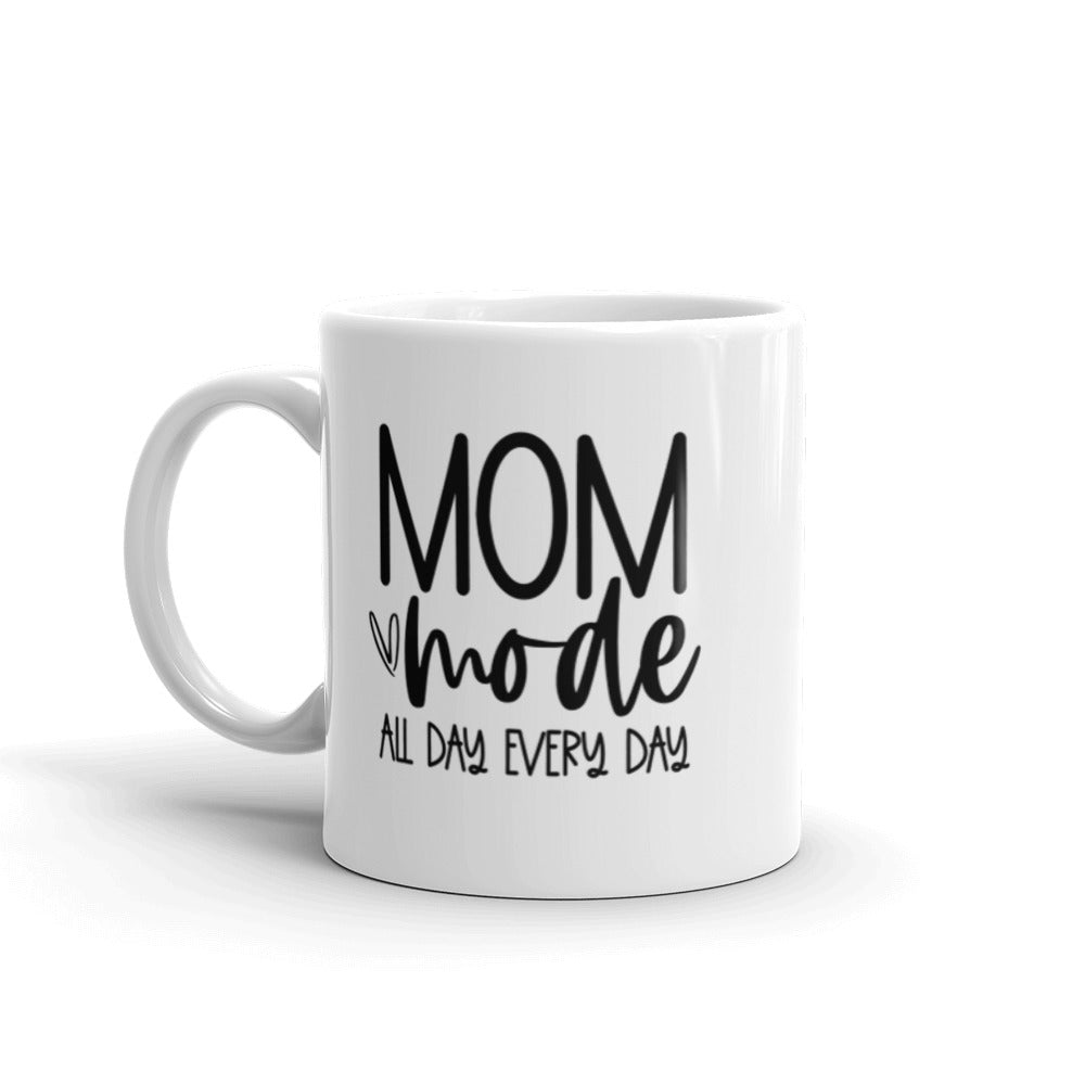 Mom mode mug with one design choice